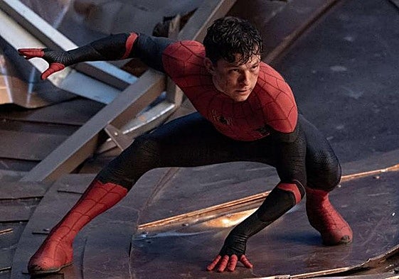 Imagen de Tom Holland interpretando a Spiderman.