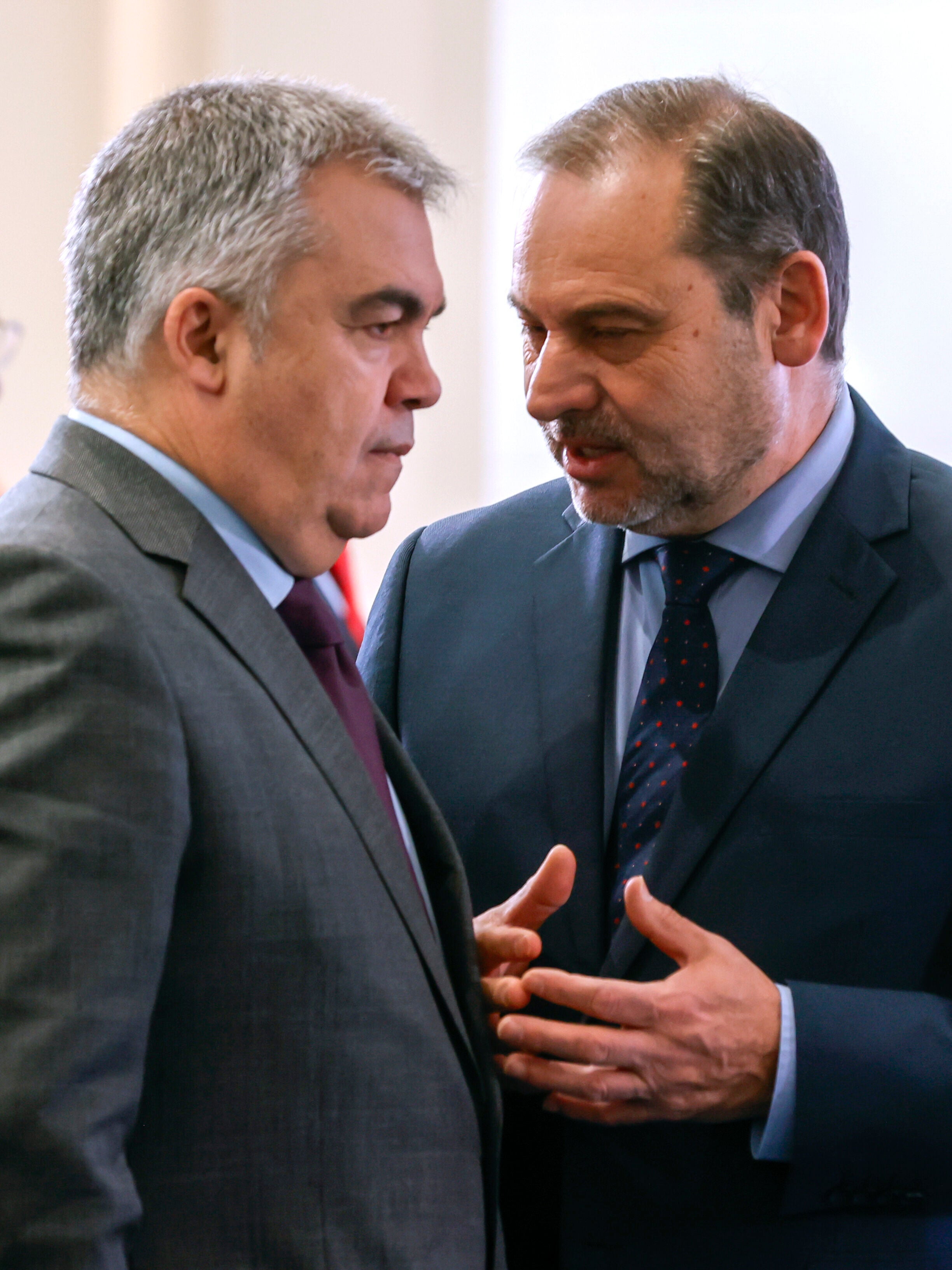 Los exdiputados socialistas, Santos Cerdán y Jose Luis Abalos