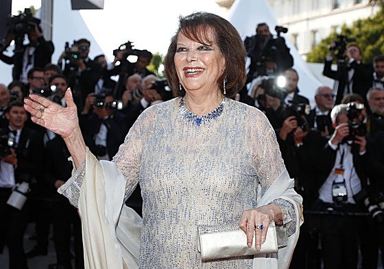 La actriz Claudia Cardinale, en una de sus últimas apariciones públicas en el Festival de Cannes.
