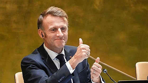 Macron anuncia el reconocimiento del Estado palestino porque «ha llegado la hora de la paz»