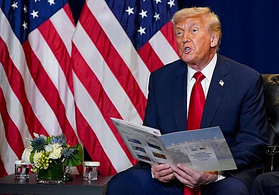 Donald Trump, este martes durante la Asamblea General de la ONU.