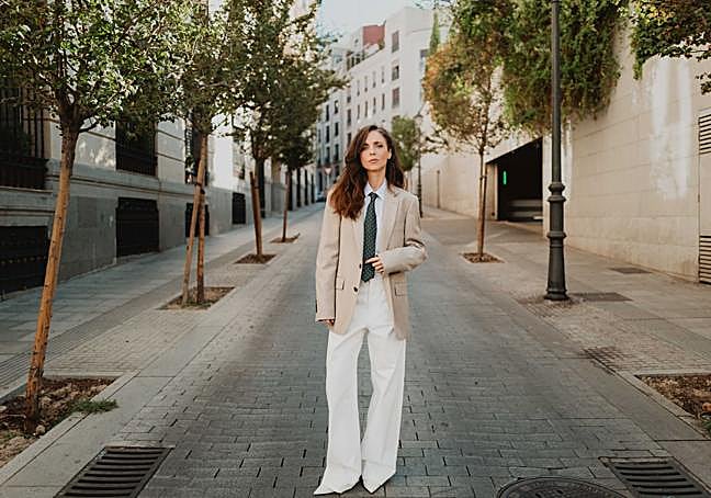 Leticia Dolera, en una céntrica calle de Madrid.