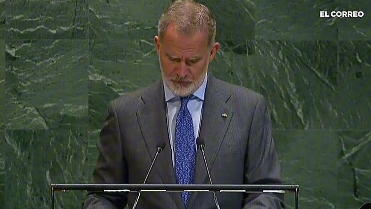 El Rey condena en la ONU el «terrorismo» de Hamás y exige a Israel que detenga «la masacre» en Gaza