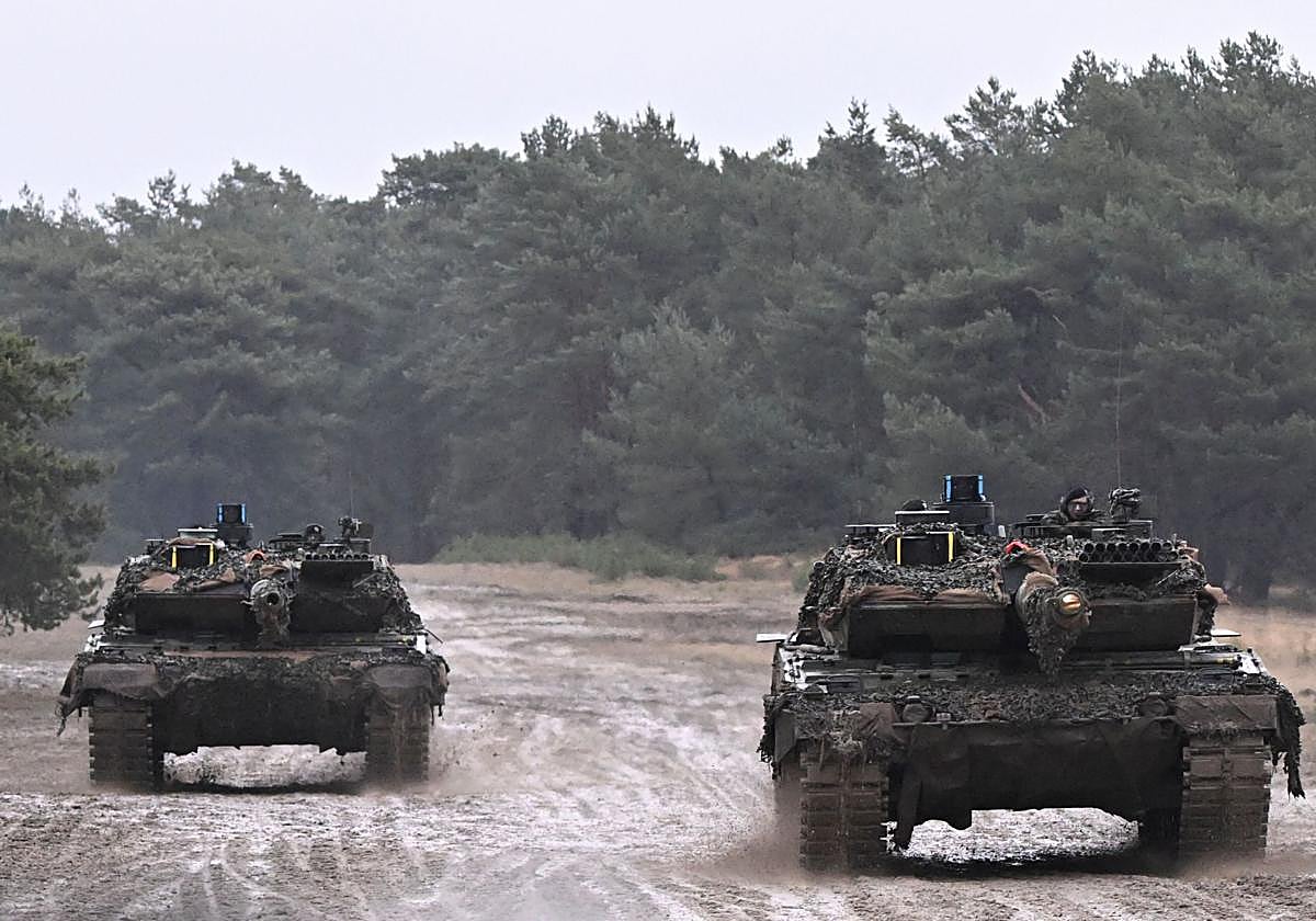 Vehículos del ejército alemán.