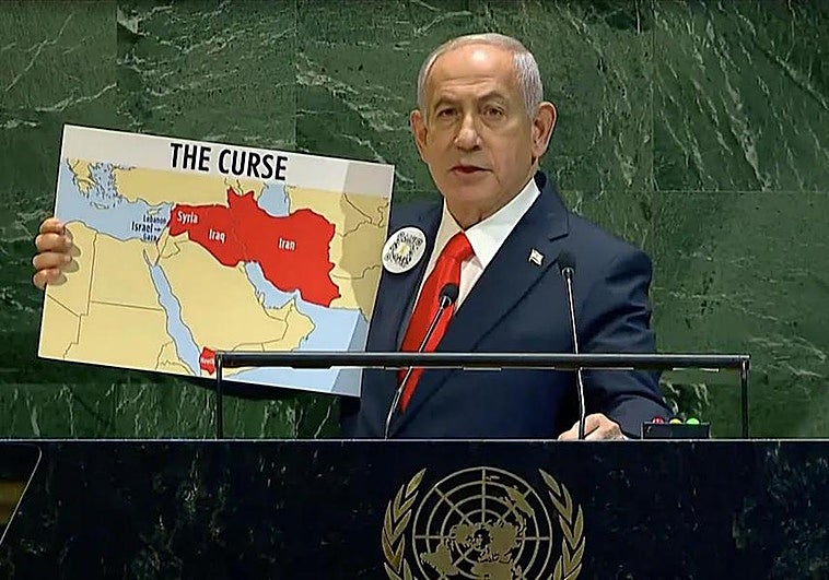 Netanyahu desafía al mundo en la ONU: «Todavía no hemos terminado en Gaza»