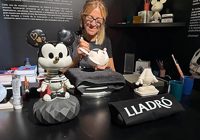 Muñecos de porcelana de Disney creados por Lladró.