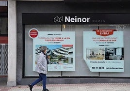 Oficina de Neinor Homes en el barrio de Artaza de Leioa