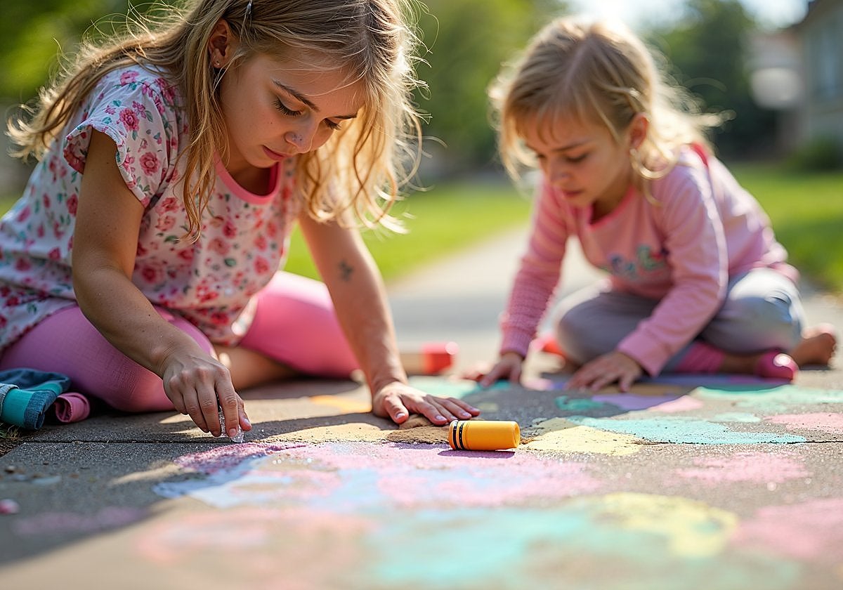 Las mejores tizas gordas de colores para pintar y jugar sin fin