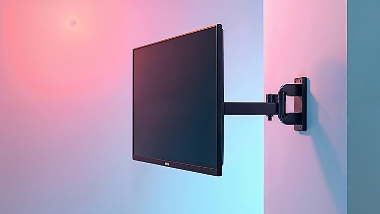 Si necesitas espacio para tu tele o monitor, no te pierdas este soporte de pared