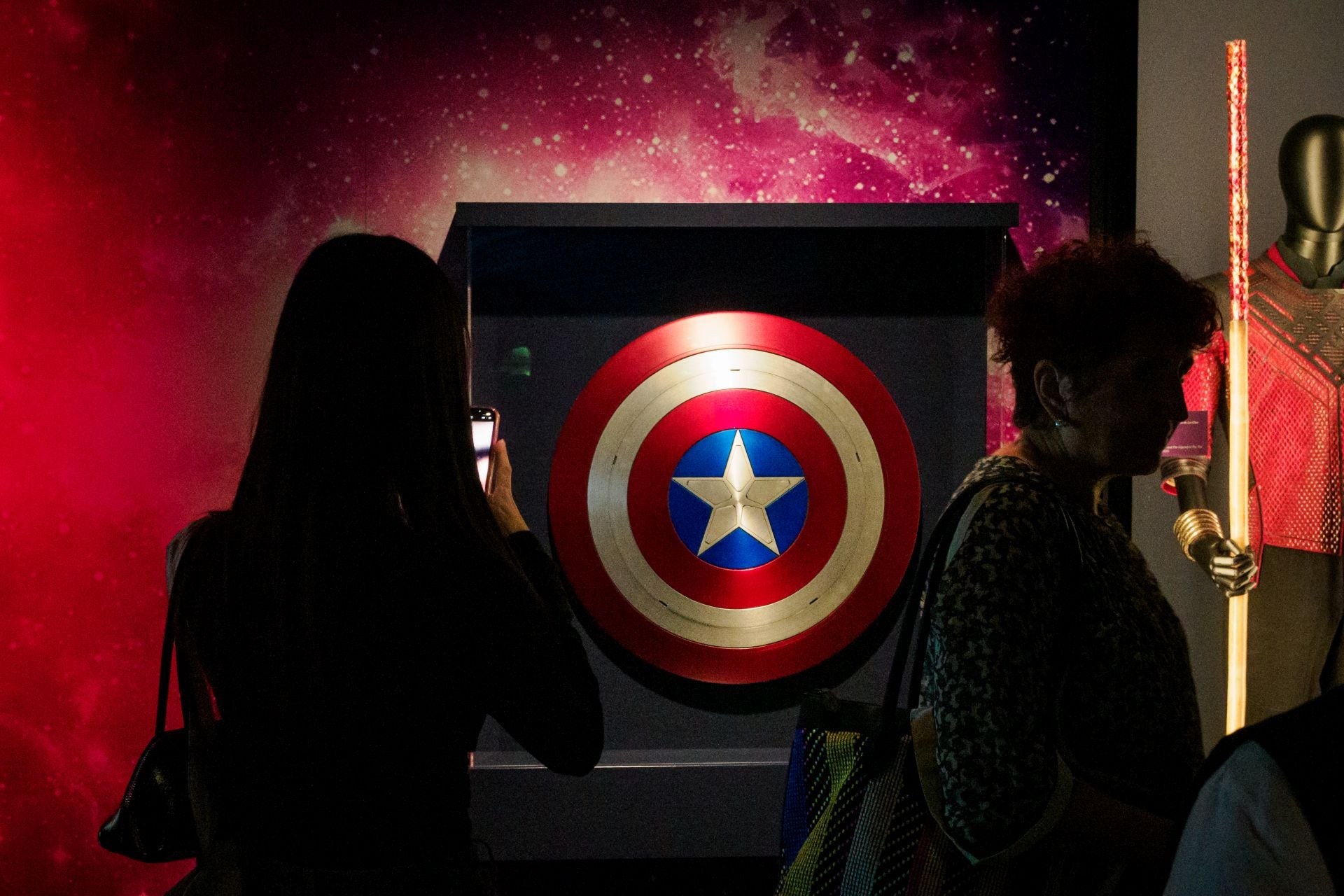 El escudo que Christopher Robert Evans blandió como el Capitán América en 'Vengadores: Endgame'.
