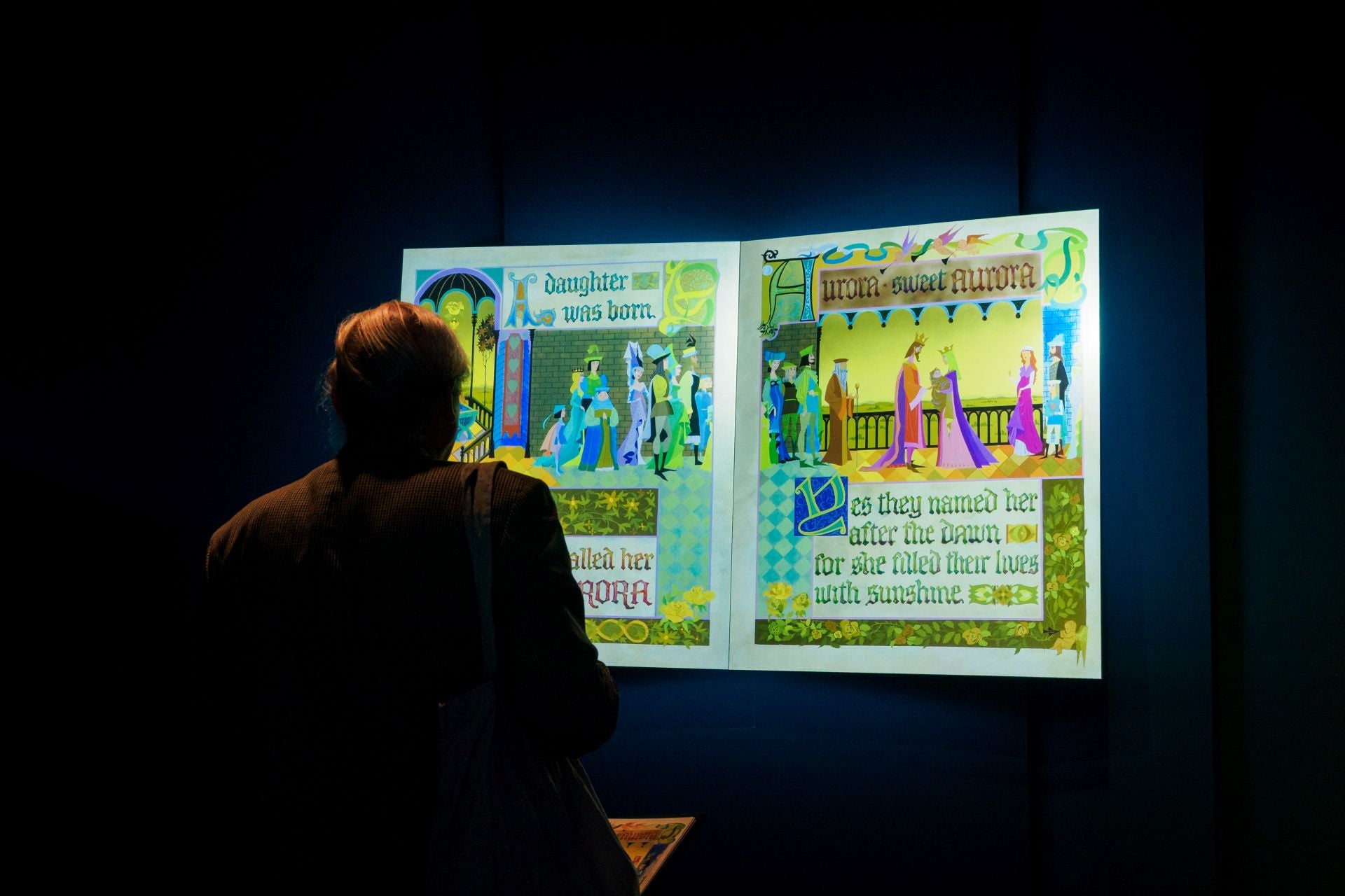 El libro animado de 'La bella durmiente'.