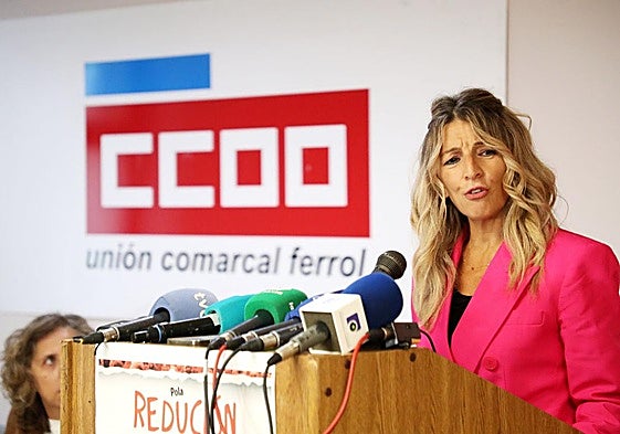 La vicepresidenta segunda y ministra de Trabajo, Yolanda Díaz