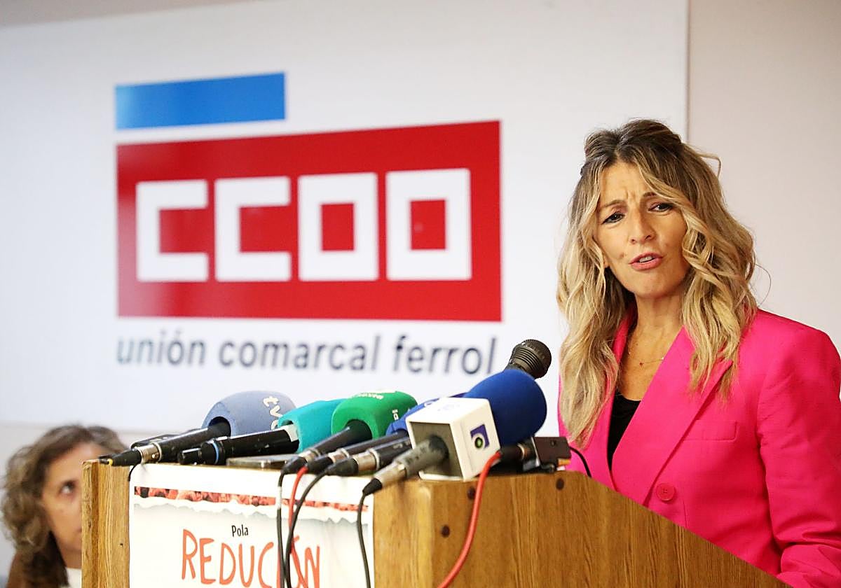 La vicepresidenta segunda y ministra de Trabajo, Yolanda Díaz