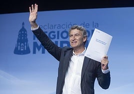 El presidente del PP, Alberto Núñez Feijóo