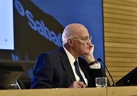 El presidente de Banco Sabadell, Josep Oliu.