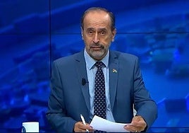 Zaher Khaled Hassan Birawi, periodista de Al-Hiwar TV.
