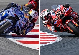 Álex Márquez y Pecco Bagnaia.