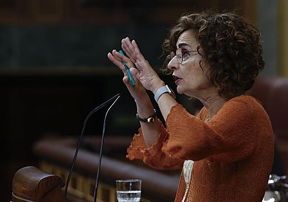 La ministra de Hacienda, María Jesús Montero.