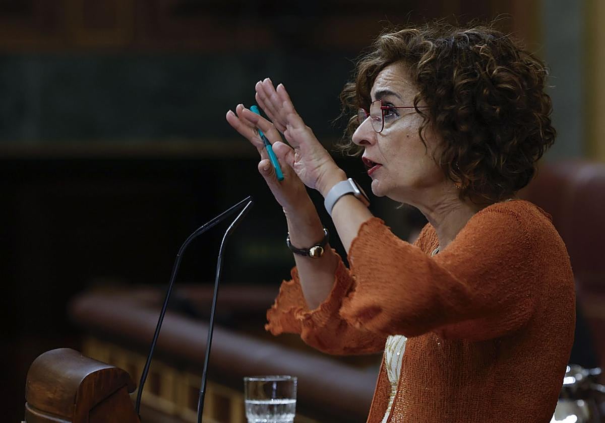 La ministra de Hacienda, María Jesús Montero.