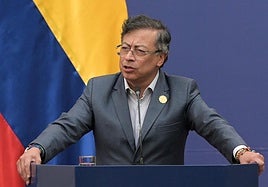 El presidente de Colombia, Gustavo Petro.