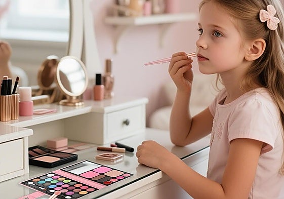 Sombra aquí, sombra allá: No te pierdas estos sets de maquillaje infantil para niñas coquetas