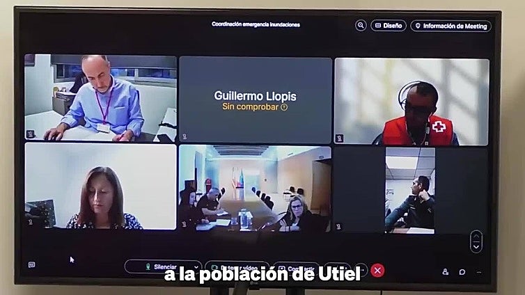 VÍDEO | El subdirector de Emergencias propuso a las 17 horas del día de la dana el envío de SMS a móviles de la zona Requena-Utiel