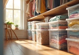 Estas cajas de almacenamiento de plástico serán tus grandes aliadas del orden en casa