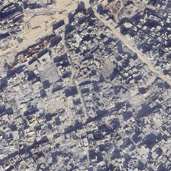 Las imágenes que revelan cómo Israel ha convertido Gaza en un desierto