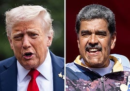 Donald Trump y Nicolás Maduro.