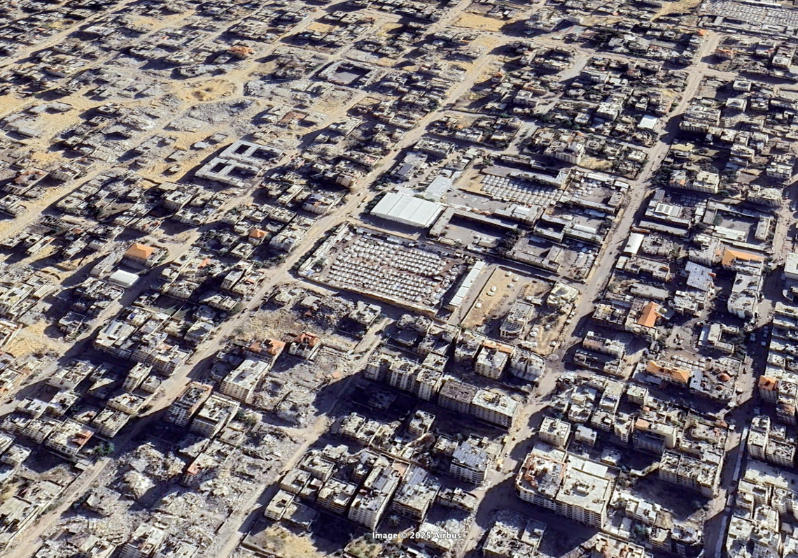 Imagen después - Las imágenes que revelan cómo Israel ha convertido Gaza en un desierto