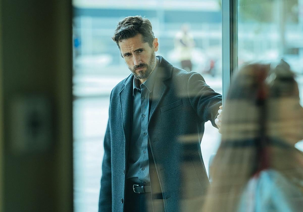 Juan Diego Botto, durante el rodaje de 'El Centro'.