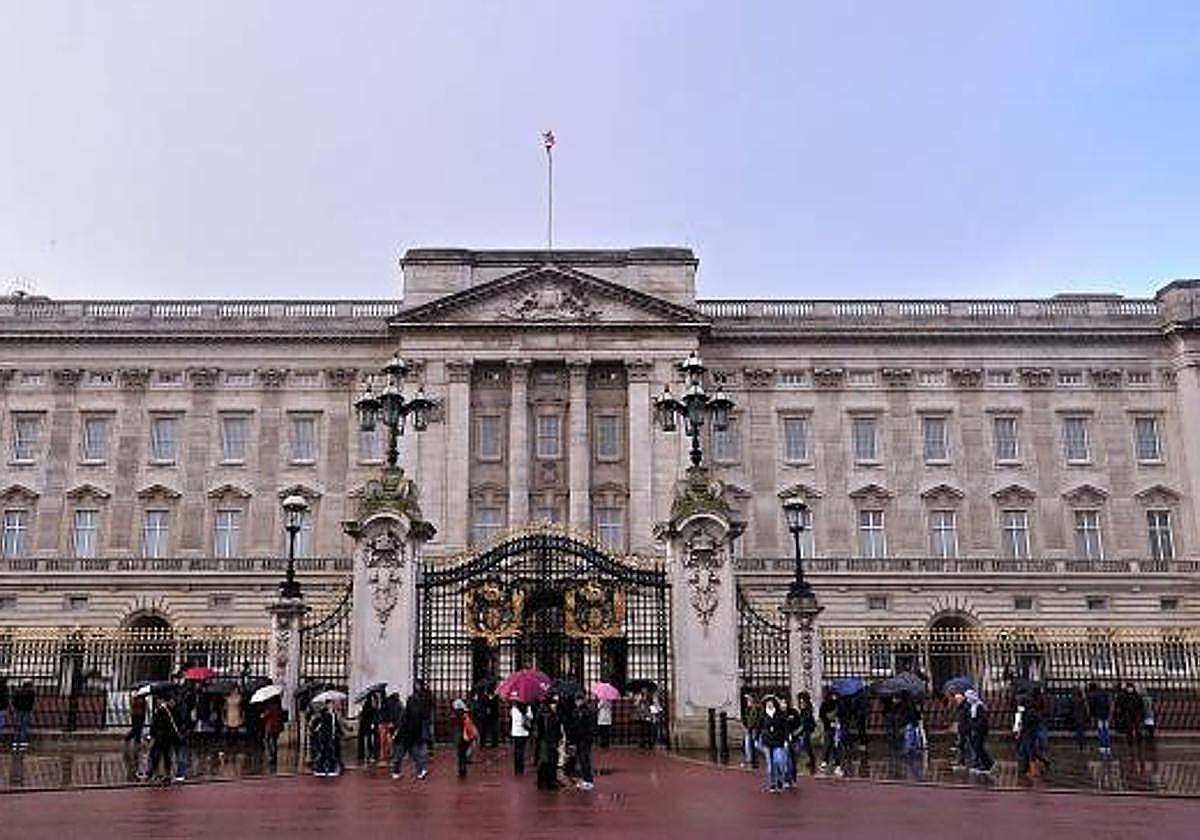 El palacio de Buckingham.