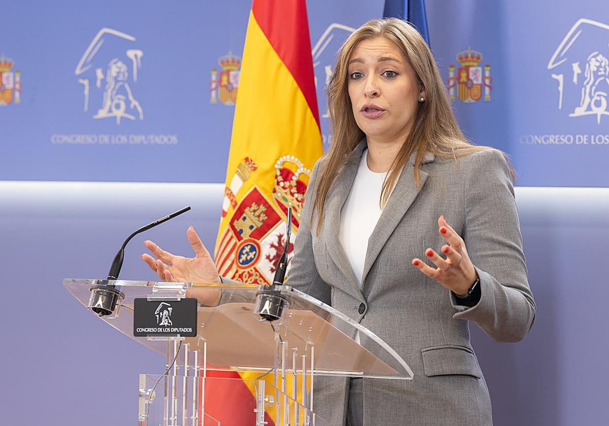 La portavoz del PP en el Congreso, Ester Muñoz.