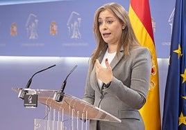 La portavoz del PP en el Congreso, Ester Muñoz.
