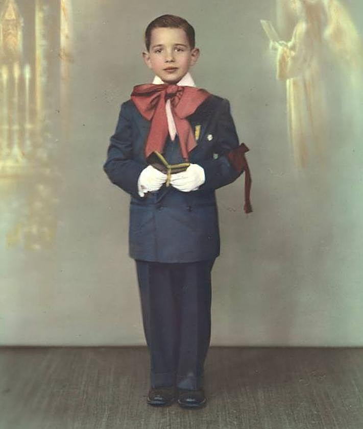Imagen secundaria 2 - Martin Scorsese de niño y en una fotografía de juventud, cuando estudiaba en la Universidad de Nueva York.