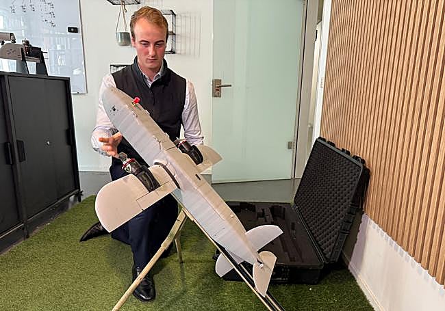 Un dron interceptor desarrollado por la alemana Tytan.