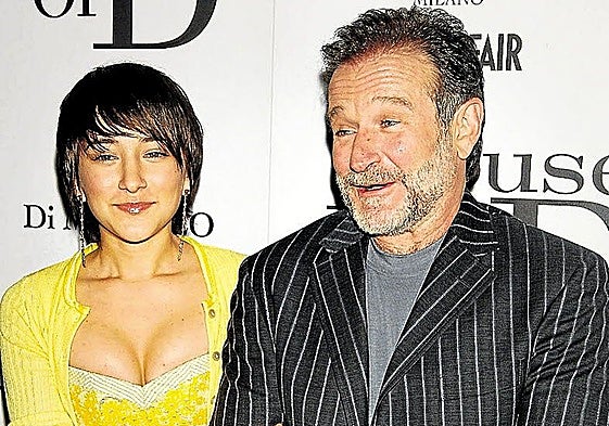 Zelda y su padre Robin Williams, poco antes del suicidio del actor.