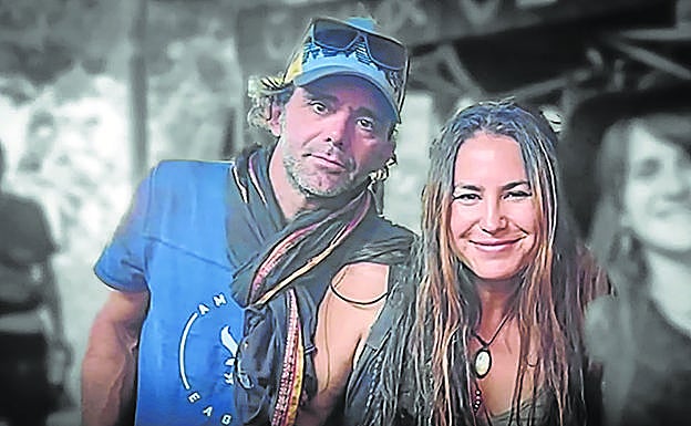 Iván y Dafna en una foto familiar.