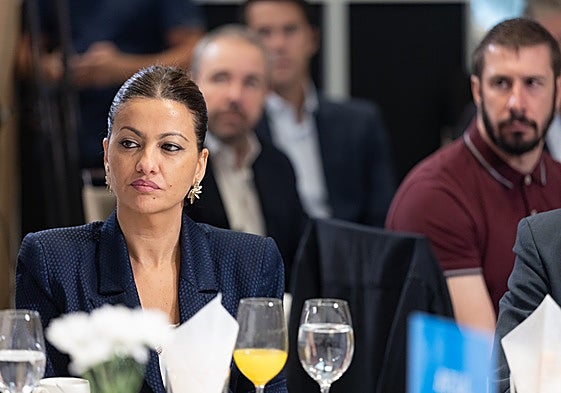 La ministra de Juventud e Infancia, Sira Rego, en un acto en Madrid.