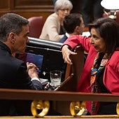 Pedro Sánchez y Margarita Robles