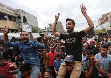 Júbilo y dudas en Gaza y Tel Aviv: «No puedo parar de reír y de llorar»