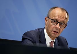 El canciller federal alemán, Friedrich Merz.