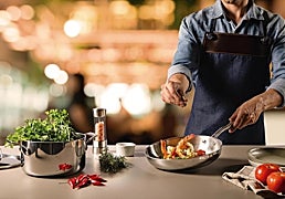 Siéntete como un auténtico chef con estas sartenes de acero inoxidable