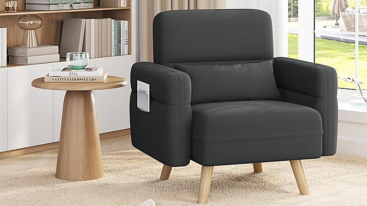 Te vas a enamorar de este sofá individual que combina ergonomía, estilo y funcionalidad