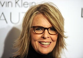 La actriz Diane Keaton en 17.º Tributo Anual a las Mujeres en Hollywood el 18 de octubre de 2010