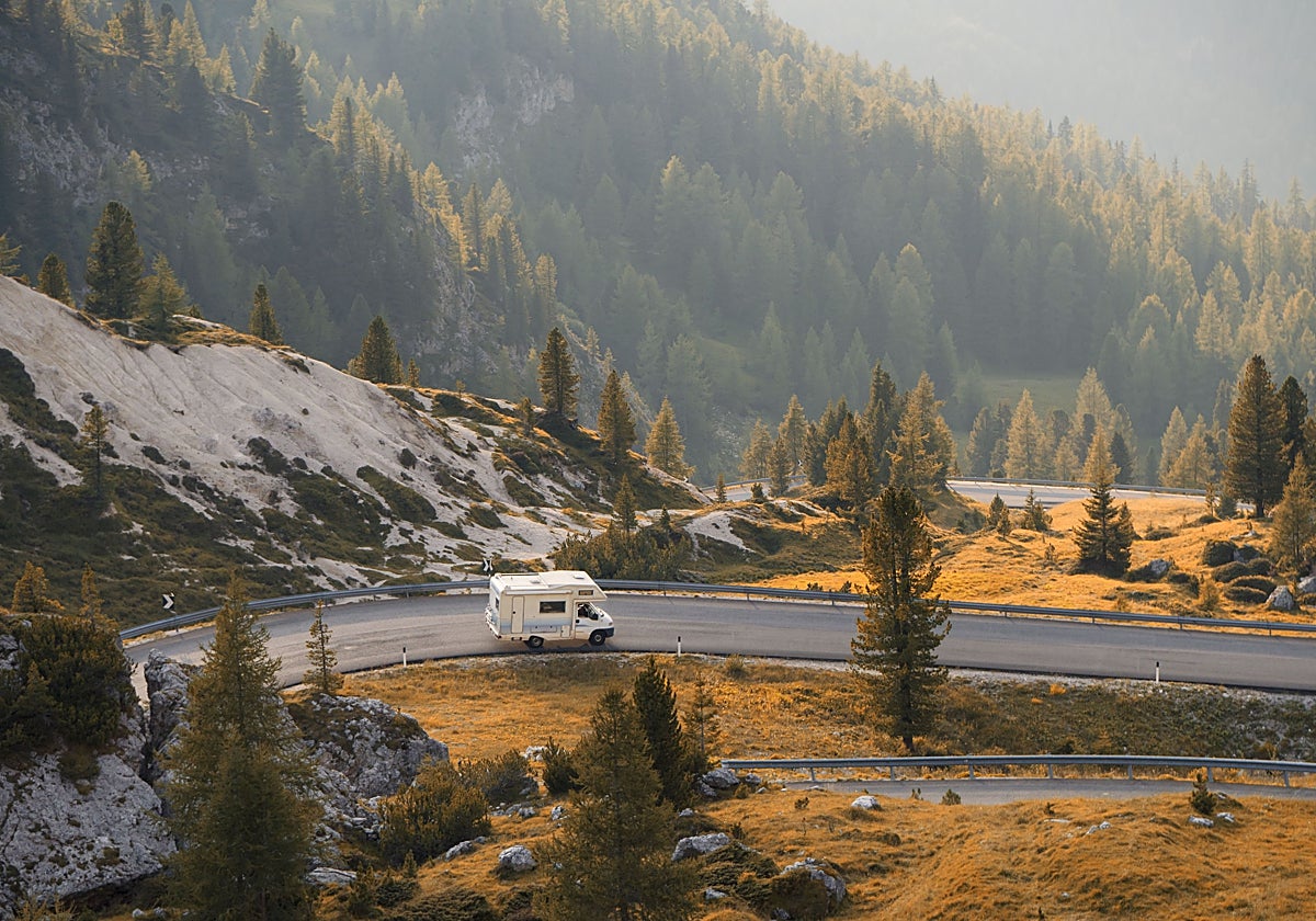 Travelling in a campervan or motorhome