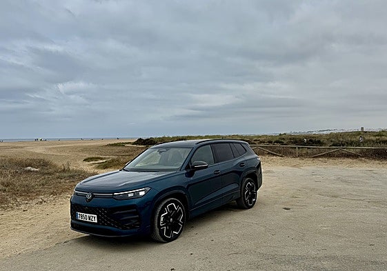 Con el VW Tayton en El Palmar