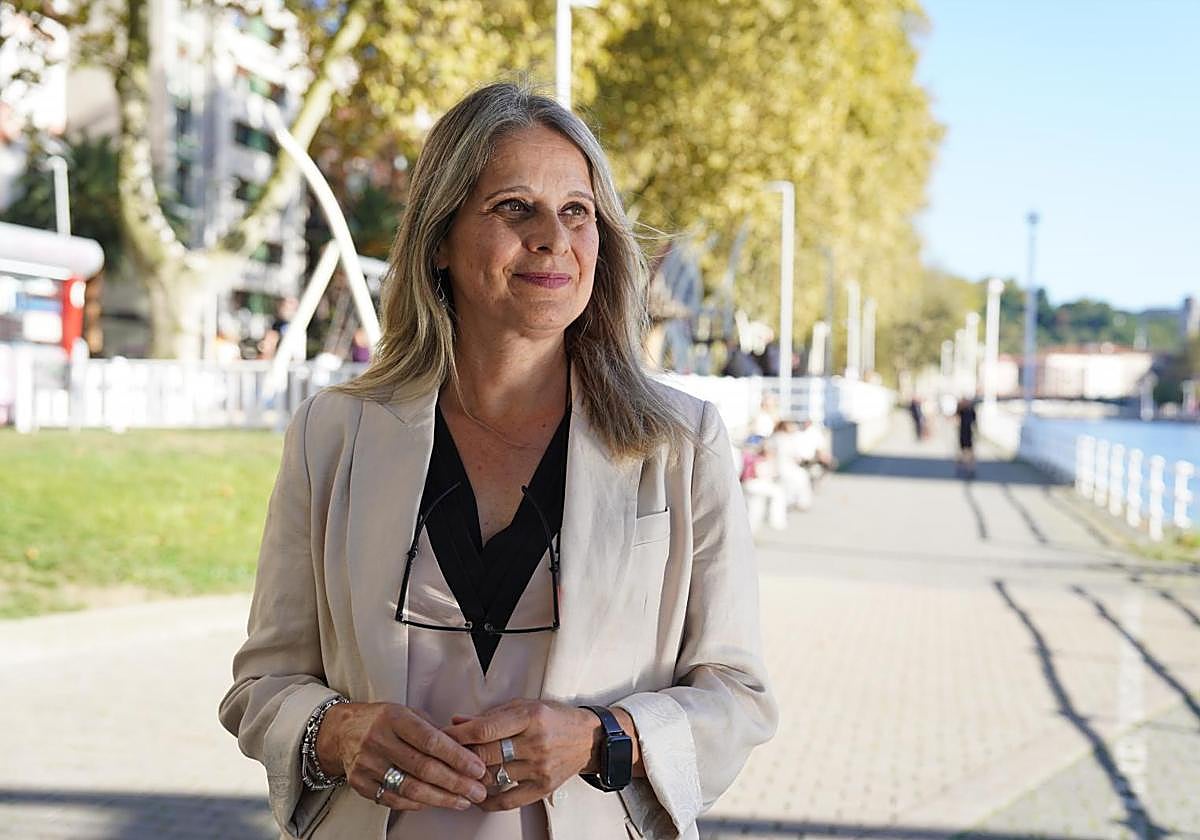 Raquel Martí posa antes de la entrevista.