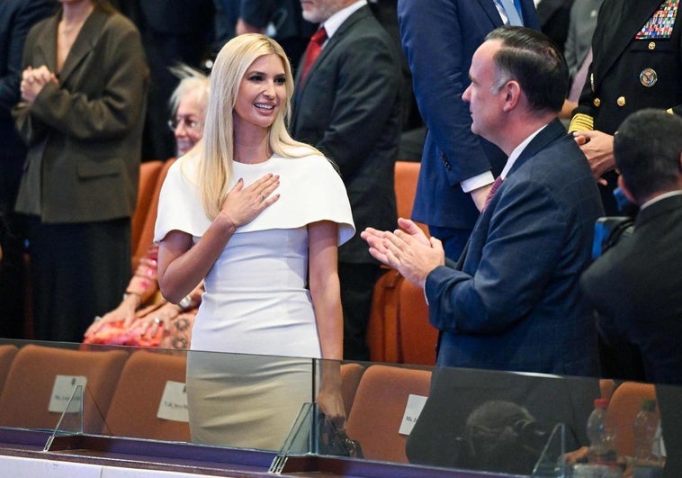 La emotiva ovación a una Ivanka Trump al borde de las lágrimas en el Parlamento Israelí