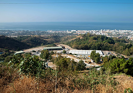 La zona en la que los operarios encontraron al varón herido.